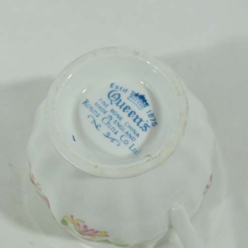 Queens Bone china porcelain duo