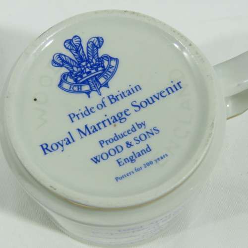 Pride of Britain Royal Marriage Souvenir mug - Prince Charles and Lady Diana
