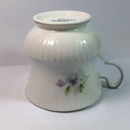 Queens China Silver Wedding porcelain duo