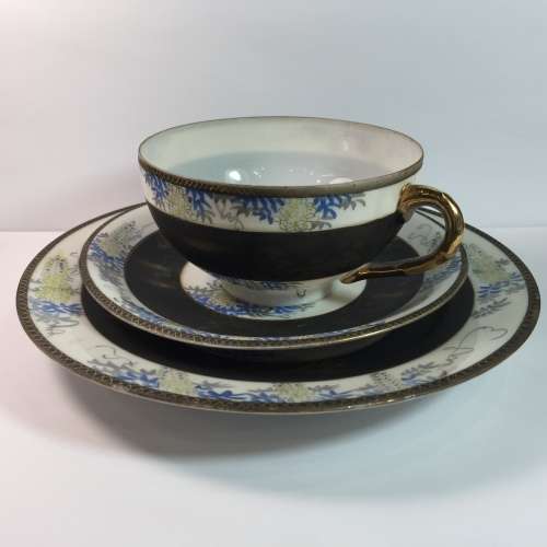 Japanese ultra thin porcelain trio