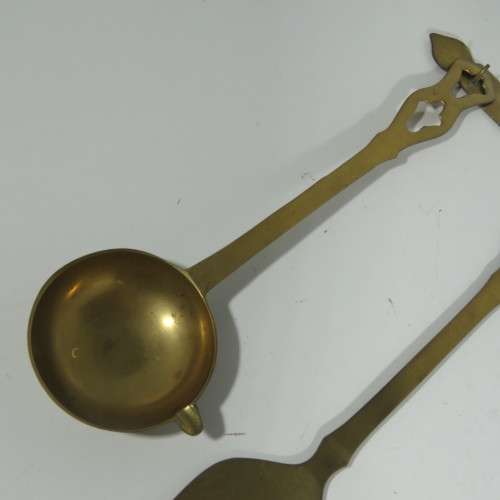Brass kitchen display set (serving set)