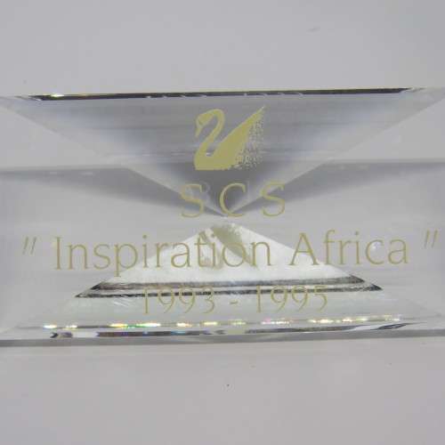 Swarovski Inspiration Africa 1993-1995 nameplate