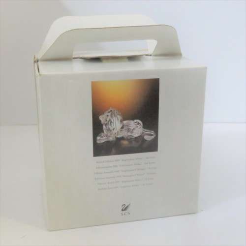 Swarovski Annual edition 1995 Inspiration Africa - The lion - Some damage and tail repaired with box
