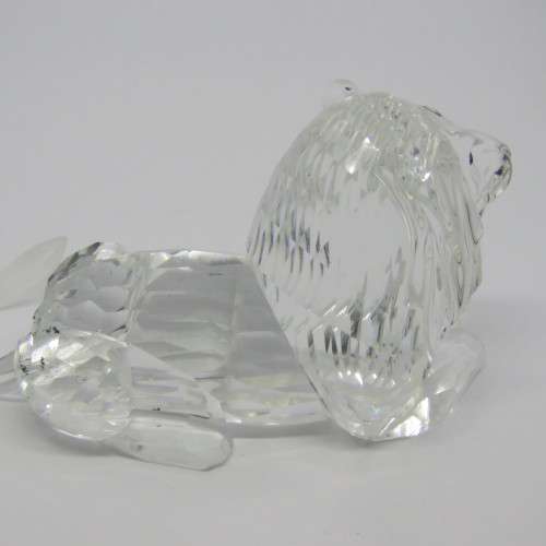 Swarovski Annual edition 1995 Inspiration Africa - The lion - Some damage and tail repaired with box