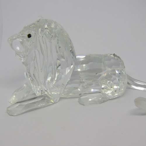 Swarovski Annual edition 1995 Inspiration Africa - The lion - Some damage and tail repaired with box