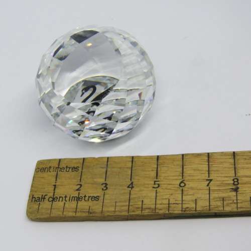 Swarovski SCS annual edition paperweight crystal ball in box