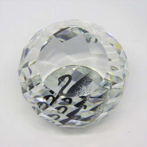 Swarovski SCS annual edition paperweight crystal ball in box