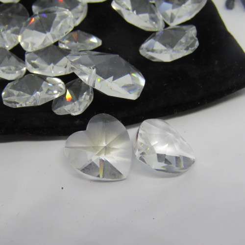Lot of 25 Swarovski hearts in bag