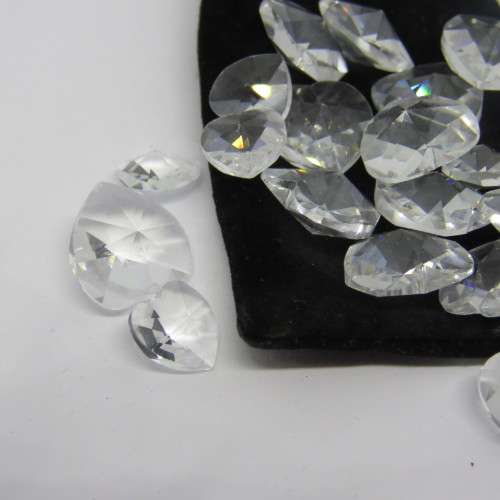 Lot of 25 Swarovski hearts in bag