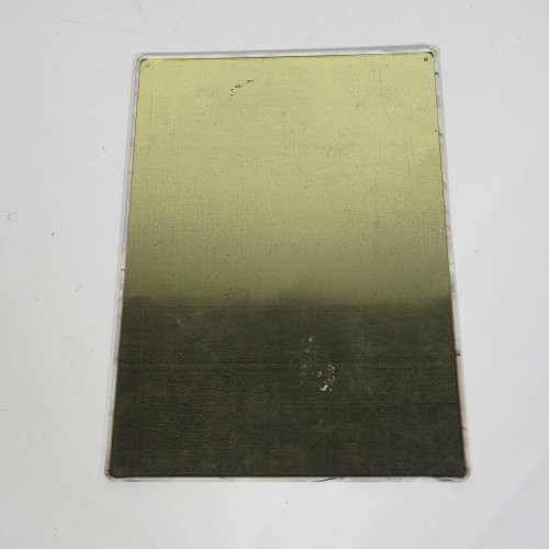 Gangsta 10 Commandments metal plate