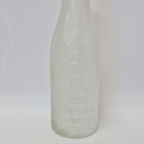 W Murinik mineral water bottle - Antique - Small chip on rim