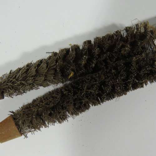 Pair of vintage 12 bore shotgun cleaning brushes