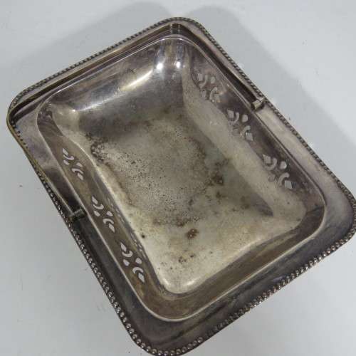Silverplated serving dish