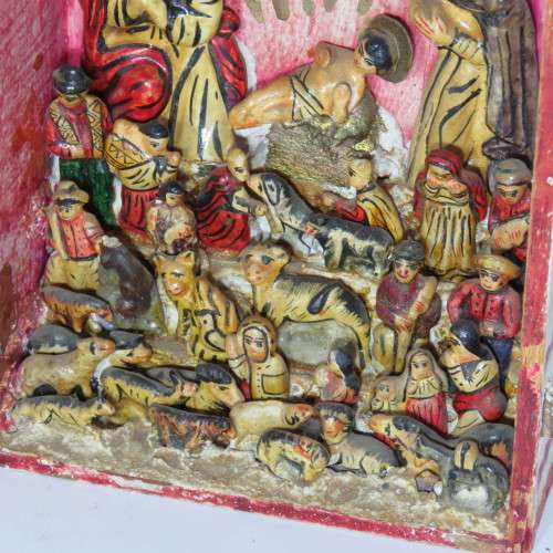 Handmade Nativity scene from Russia