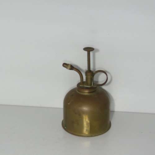 Vintage brass oil can
