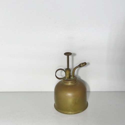 Vintage brass oil can