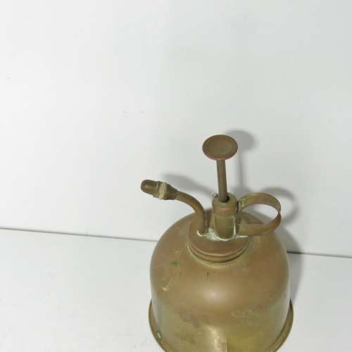 Vintage brass oil can