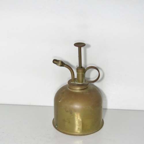 Vintage brass oil can
