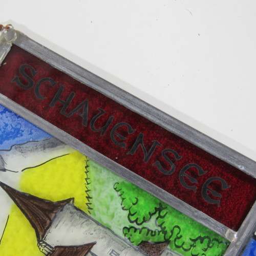 Kriens Pistolen-Gruppen Schiessen Schauensee stained glass window hanging