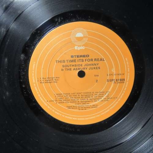Southside Johnny and the Asbury Jukes LP Vinyl record