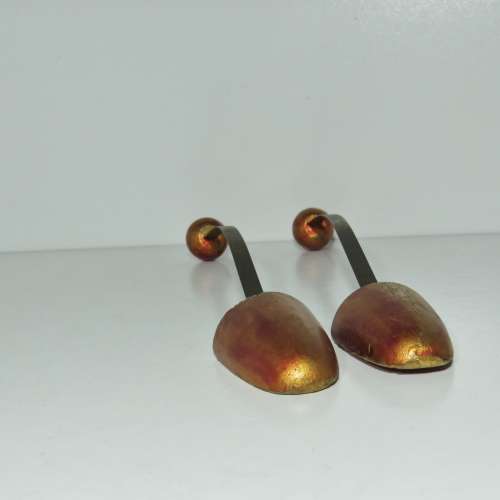 Pair of vintage high heels shoe forms