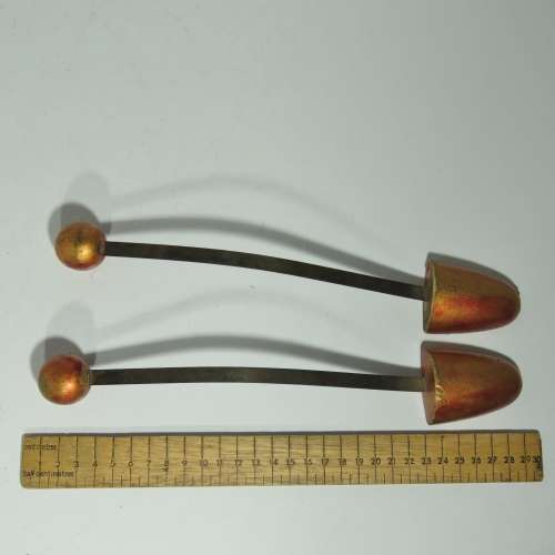 Pair of vintage high heels shoe forms