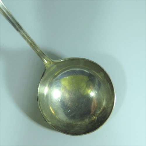Vintage EMESS plate EPNS soup ladle