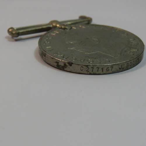 Lot of 3 medals issued to C 277167 J Booysen