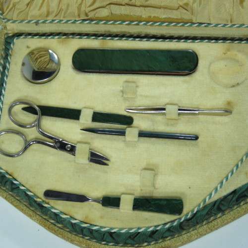 Vintage Nail care kit in case - Some tools missing