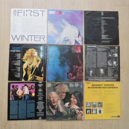 Johnny Winter collection of LP`s