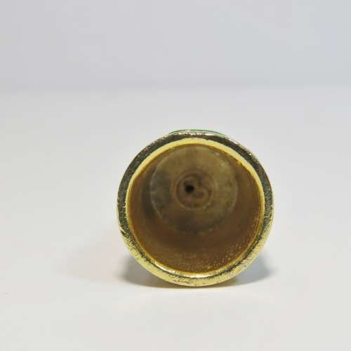 Vintage goldplated thimble village
