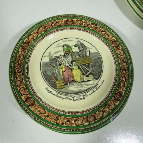ADAMS Cries of London set of 28 pieces - 4 plates - 6 small plates - 6 side plates - 6 soup bowls