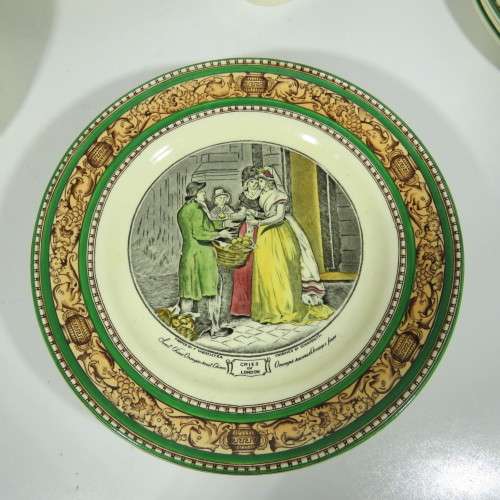 ADAMS Cries of London set of 28 pieces - 4 plates - 6 small plates - 6 side plates - 6 soup bowls