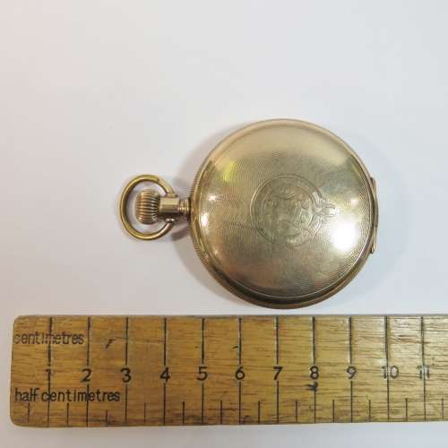1922 Elgin Full hunter gold plated pocketwatch - Not working - Serial 24807791