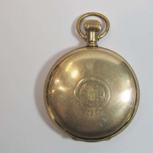 1922 Elgin Full hunter gold plated pocketwatch - Not working - Serial 24807791