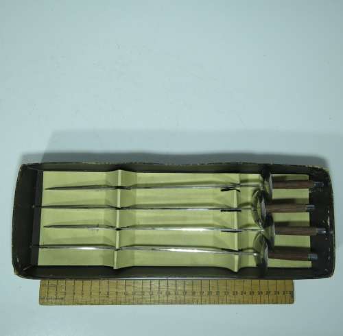 Lot of 4 skewer sticks in open box - Vintage
