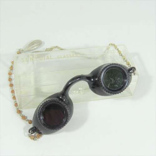 Vintage Sunbed tanning goggles
