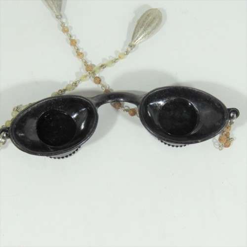 Vintage Sunbed tanning goggles
