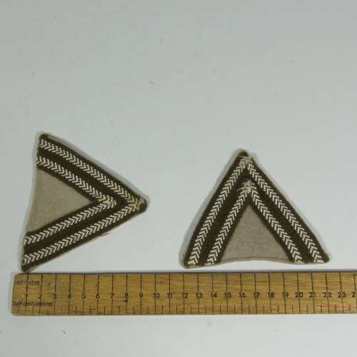 Pair of SADF Corporal rank badges
