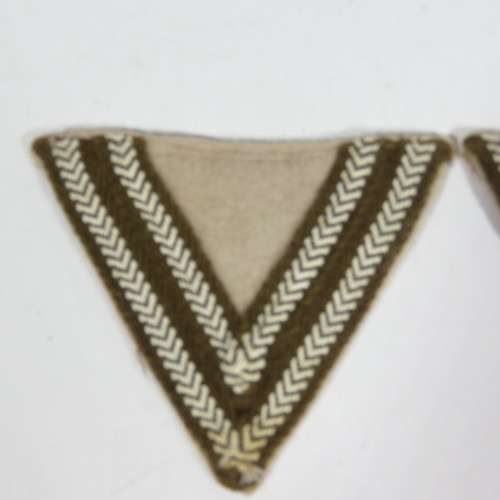 Pair of SADF Corporal rank badges