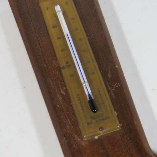 Vintage Smiths barometer with thermometer