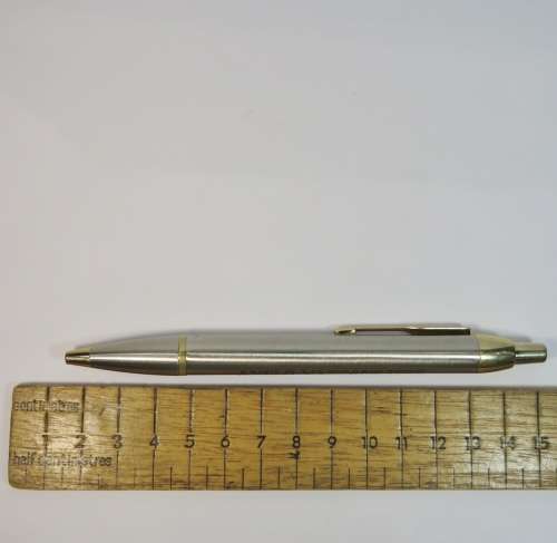 Anglo V3 Crane Hire Parker ball point pen - Needs refill