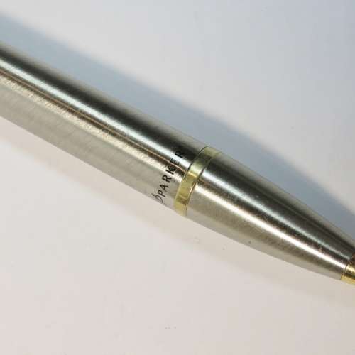 Anglo V3 Crane Hire Parker ball point pen - Needs refill