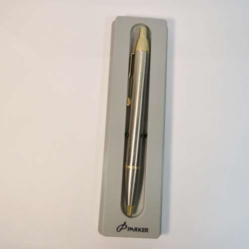 Anglo V3 Crane Hire Parker ball point pen - Needs refill