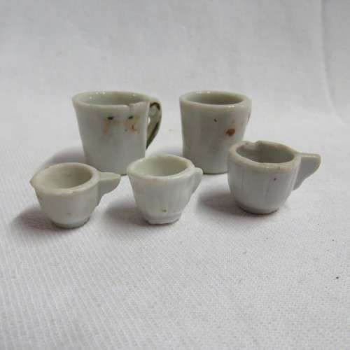 Lot of antique doll`s porcelain - 14 Pieces in total