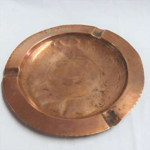 Springbok Radio copper ashtray - Rare piece