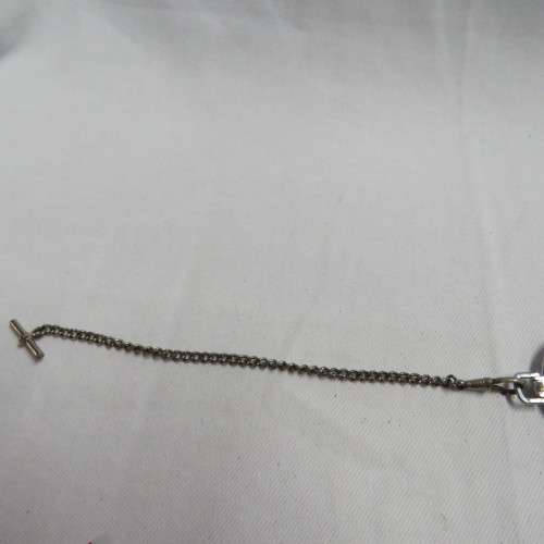 Vintage Oris pocketwatch with fob chain - Runs and stops