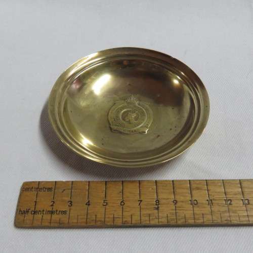 WW2 South Africa The British Empire Service league trench art trinket bowl