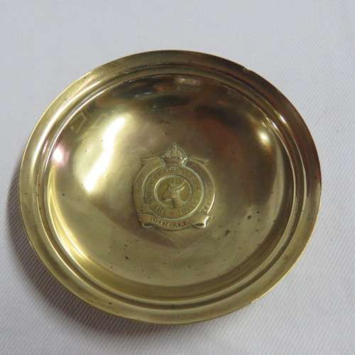 WW2 South Africa The British Empire Service league trench art trinket bowl