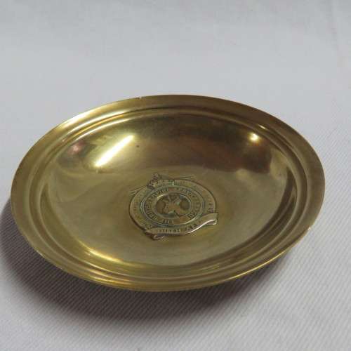 WW2 South Africa British Empire Service league trench art trinket bowl